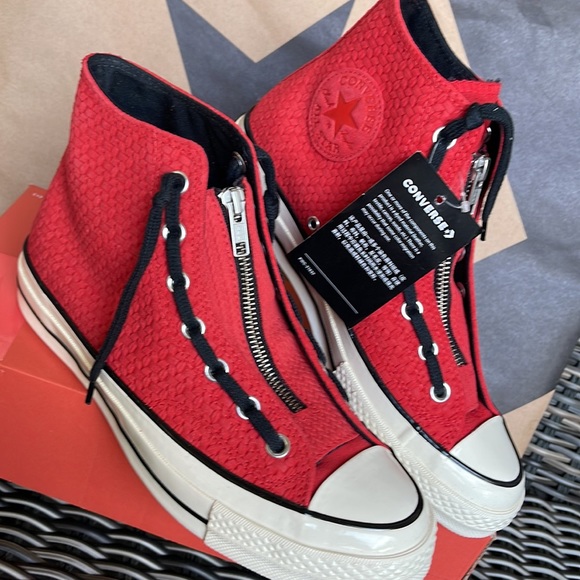 Converse Chuck 70 Zip Hi university red/black/egret WMNS - Picture 8 of 16